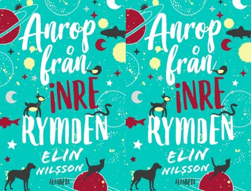 Planeter, stjärnor, månar och några djur flyter omkring i rymden.