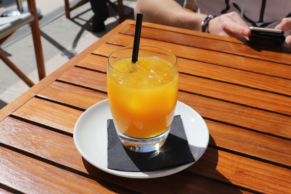 Ett glas juice
